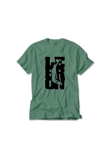 Lebron James Smaç Yeşil Tişört Yeşil