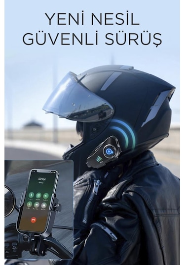 Torima Q28 Intercom + 32 GB Sd Kartlı Bluetooth Motorsiklet Kulaklığı