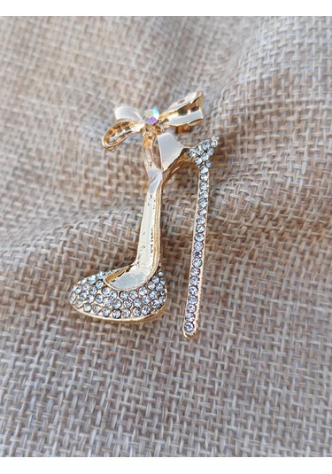 Villovatik Ayakkabı Broş" 189801168 Altın Rengi