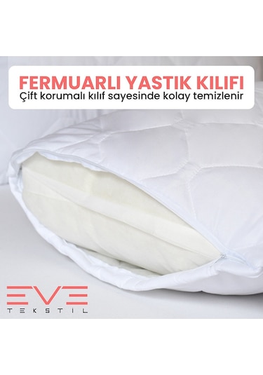 Eve Tekstil 2 Adet Diamond Plus Kapitone Yastık