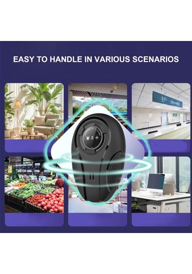 Tenfowee Sessiz Ultrasonik Haşere Kovucu, 110-240v, Bahçe/ Balkon/ Garaj İçin, Hızlı Etki, Plug & Play, W28 Siyah