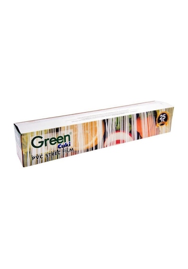 Green Pvc Streç Film Folyo 9 Mikron 3'lü 45 CM x 300 M