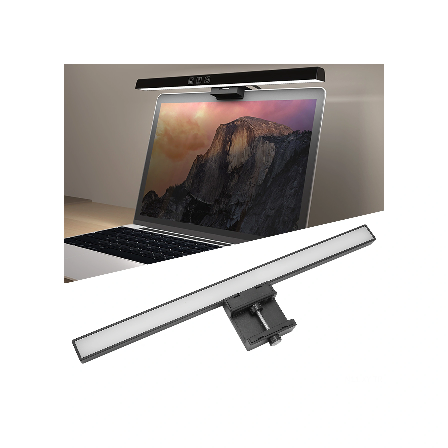 Shineyee Monitör Işık Çubuğu, Led, 3 Renk Tonu, Dokunmatik Kontrol, 60 Dakika Zamanlama, Göz Korumalı, Asimetrik Işık, Type-c, Masrafsız Yer