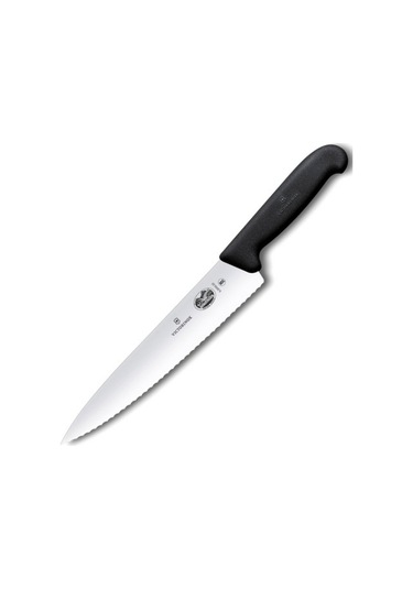 Victorinox 5.2033.22 Tırtıklı Şef  Dilimleme Bıçağı Siyah