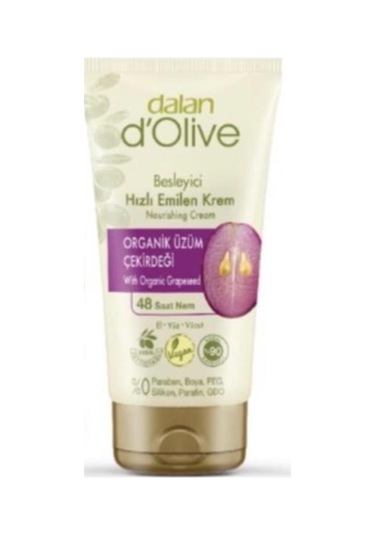 Dalan D Olive Organik Üzüm Çekirdeği Bakım Kremi 300 ML + Dalan Üzüm Çekirdeği Bakım Kremi 60 ML