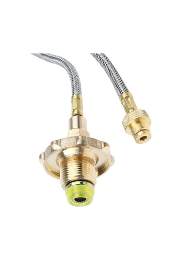 Homyl Kamp Ocağı Yüksek Basınçlı Propan Hortumu Ve Düz 102cm Gümüş