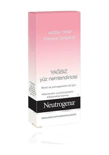 Neutrogena Visibly Clear Pembe Greyfurt Yağsız Yüz Nemlendirici 50 ML