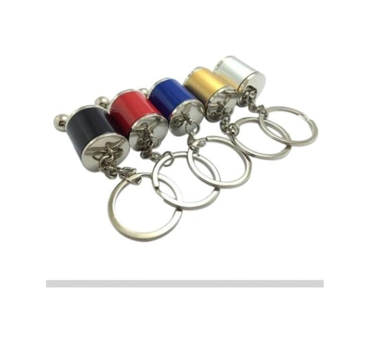 Ams Net Hareketli Araba Vites Anahtarlık Altı Hız Manuel Vites Dişli Shifter Topuzu Metal Anahtarlık