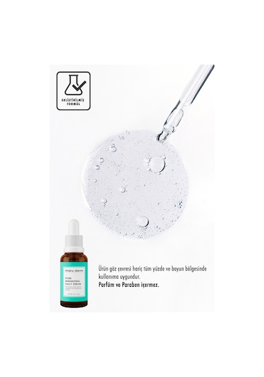 Maruderm Gözenek Sıkılaştırıcı BHA ve Peptid Cilt Bakım Serumu 30 ML