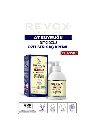 Revox At Kuyruğu Bitkisi Özlü Saç Bakım Kremi 250 ML