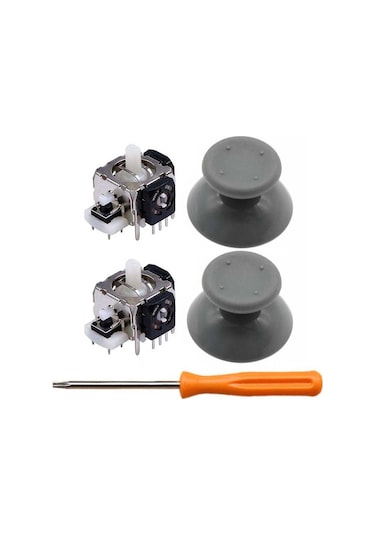 Xbox 360 Analog Motor Topuz T8 Tornavida Tamir Set 2 2 Gri Xbox 360 Kol Tamir Yedek Parça
