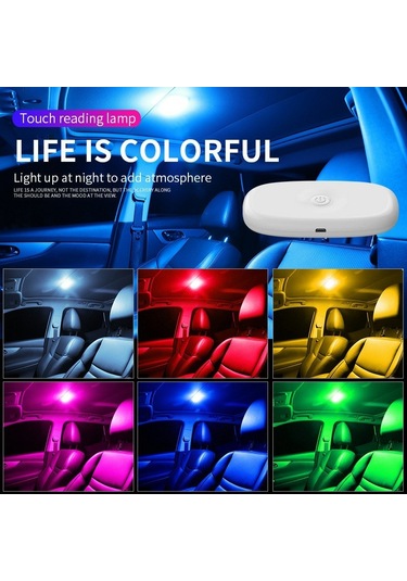 Cbtx Global Ms-032 10-led Ses Kontrollü Araç Okuma Işığı Manyetik Usb Ortam Işığı