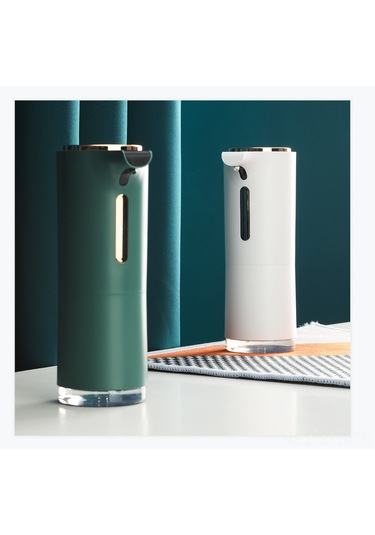 Symbee Otomatik Köpük Sabunluk - Çocuklar İçin Dokunmasız Banyo & Mutfak Kullanımı Yeşil Koyu Yeşil