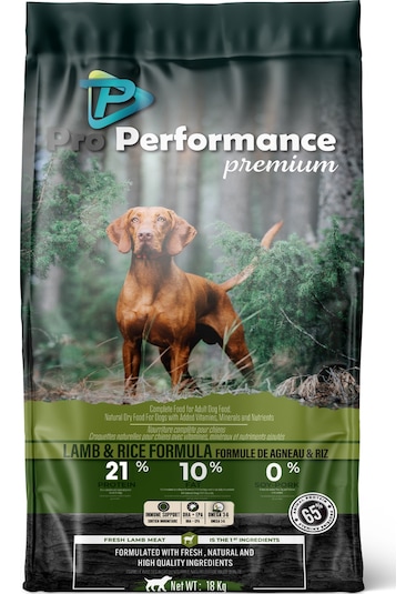 Pro Performance Kuzu Etli Yetişkin Köpek Maması 18 KG