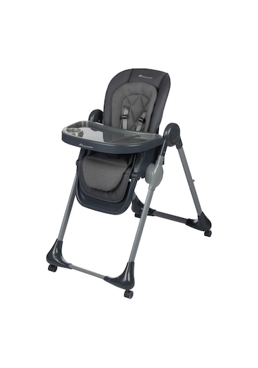 Bebeconfort Olea Katlanabilir Tekerlekli Mama Sandalyesi Mineral Graphite