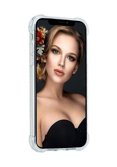 İphone Uyumlu 15 Quicksand Glitter Pullar Telefon Kılıfı Tpu Düşmeye Dayanıklı Arka Kapak - Mor