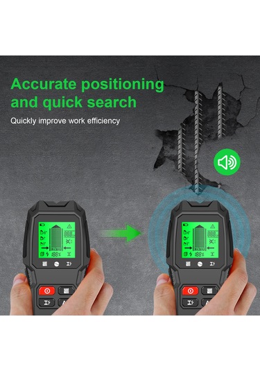 Kangvka Hw-qb6 Duvar Tarayıcı, Metal Ve Ahşap Dedektörü, Led Ekran, Taşınabilir Tasarım