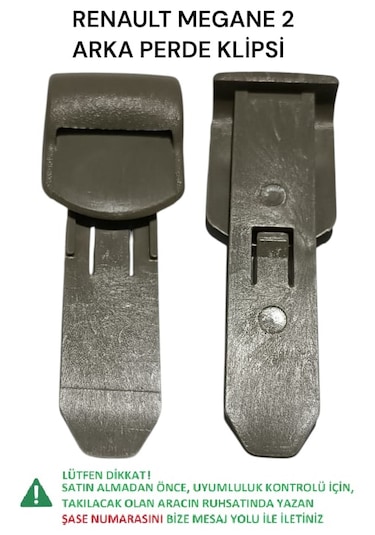 Renault Megane 2 Arka Perde Klipsi 2003 Ve Sonrası