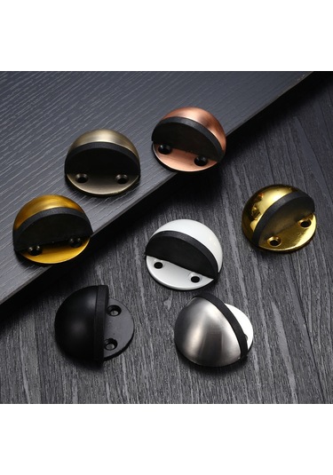 Yaozixa Stanyum Çelik Manyetik Kapı Durdurucu - Zemin Ve Duvarı Korumak İçin, İki Kurulum Yöntemi, Ev Otel Banyo Uygun, Dayanıklı Sarı Krom