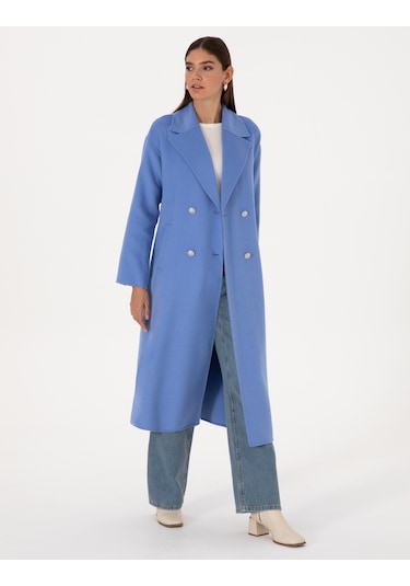 Pierre Cardin Kadın Mavi Kaban 50308929-vr036 Mavi