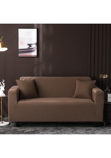 Novahub 2023 Yılın Yeni Kalın Jakarlı Kaymaz Kanepe Minderi Kılıfı, Mavi, Evrensel Uyum, Dayanıklı Ve Kolay Bakım Mavi