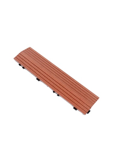 Sones Açık Balkon Plastik Ahşap Su Geçirmez Korozyon Önleyici Sızdırmazlık Zemin, Renk: Maun Diğer