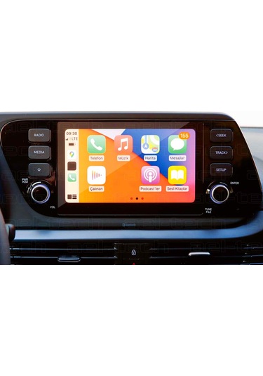 Hyundai Bayon 2021-2023 Uyumlu 8 İnç Navigasyon 9h Nano Ekran Koruyucu