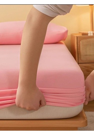 Totem Ranforce Pamuklu Pemb Yastık Kılıflı Lastikli Çarşaf Takımı