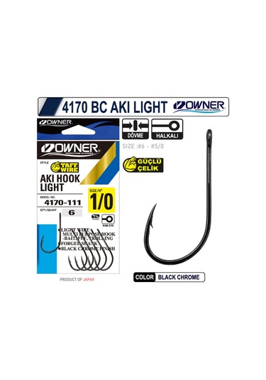 Owner 4170 Bc Akı Lıght - 5/0 2