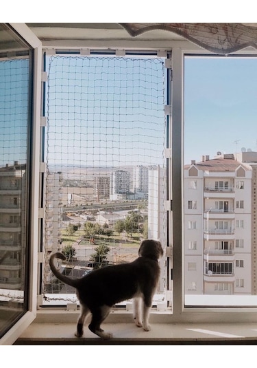 Winpet Winblock Pets Tek Kanat Pencere Güvenlik Ağı 80 x 140 CM
