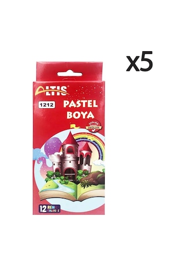 Altıs 12 Renk Pastel Boya 1212 5 Adet