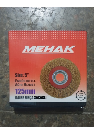 Saçaklı Dairesel Fırça 125mm