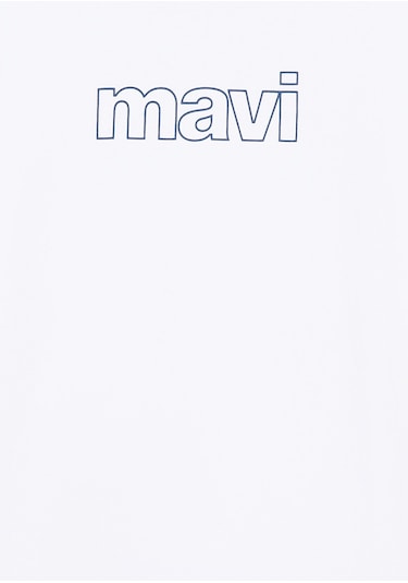 Mavi - Mavi Logo Baskılı Beyaz Tişört 66323620 Beyaz