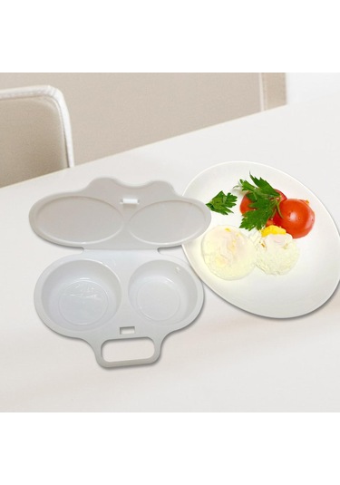 Suntek Çift Kapaklı Yumurta Pişirici 2 Bölmeli