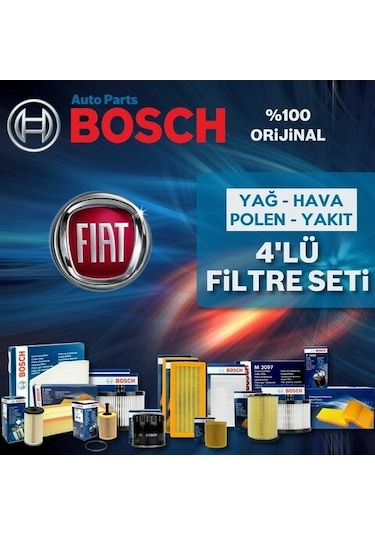 Fiat Fiorino - Doblo - Linea 1.3 Mjet E5 Bosch  Filtre Bakım Seti (495302801)
