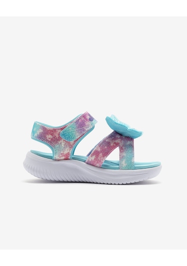 Skechers Jumpsters Sandal - Butterfly Brıtes Küçük Kız Çocuk Mavi Işıklı Sandalet 303109n Aqmt Mavi