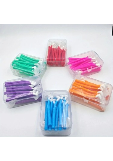 Willowhaven 2 Kutu 1.2mm Mavi L Tipi Diş Arası Fırçası - Yetişkinler İçin Ergonomik Dayanıklı Interdental