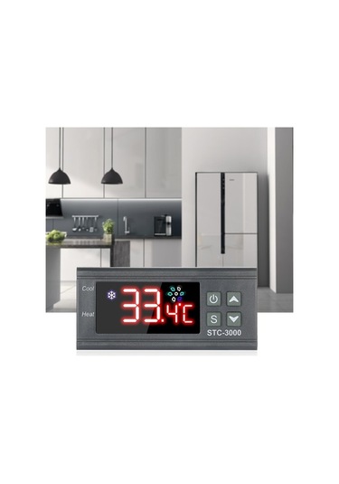 Novahub Stc-3000 Dijital Termoregülatör 24v Soğuk Isı Sensörü
