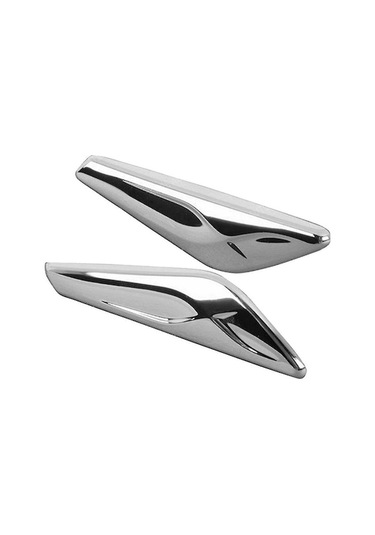 Bmw X3 X4 F25 F26 İçin Plastik Gümüş Renkli Fender Yön Belirti Işığı Kapağı Parça No:51117338569