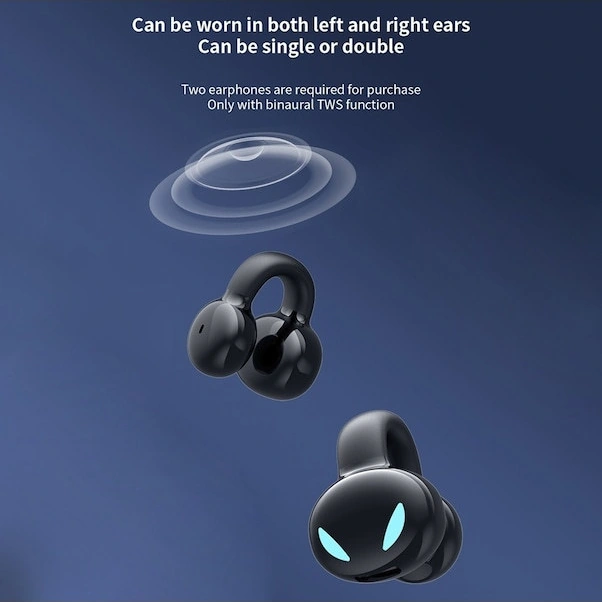 Dofolink Yx03 Siyah Kutu Paketli Kulak Kancalı Bluetooth Kulaklık - Tek Kulaklı Kulak İçi Olmayan İş Ve Spor İçin Kablosuz Kulaklık