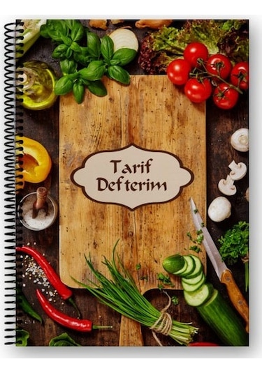 Deffter Yemek Tarif Defteri Chopping Board 64503-9