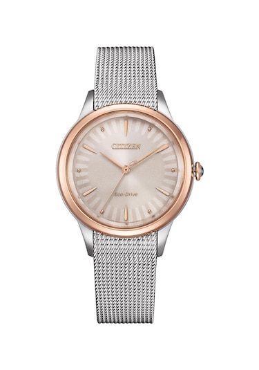 Citizen Em1156-80x Kadın Kol Saati Rose Gold - Gümüş