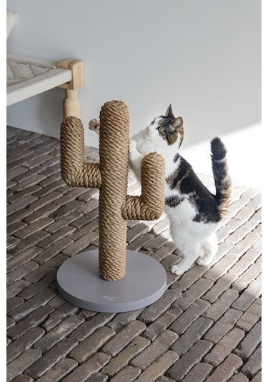 Beeztees Dbl Kedi Tırmalama, Boz Kahverengi, 35x35x60cm