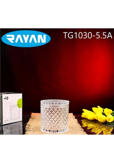 Rayan Noktalı Cam Şekerlik Tg1030-5.5a Renkli