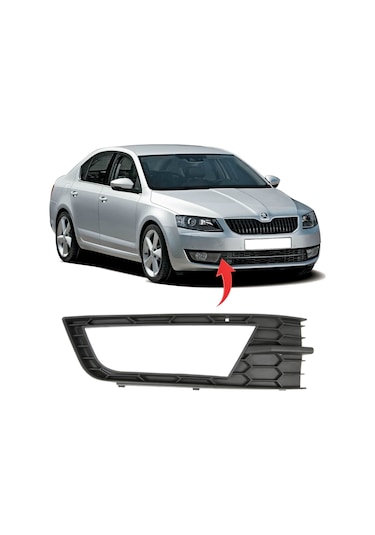 Skoda Octavia Sağ Sis Kapagı Sisli 2013-2017 5E0807682