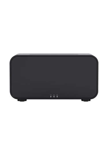 Kinscoter Ultrasonik Aroma Difüzörü - Renkli Alev Simülasyonlu, Zaman Ayarlı Nemlendirici Ve Sisleyicikoyu Haki Koyu Haki