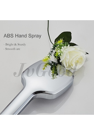 Jvgood Kendi Kendini Temizleyen Duş Başlığı Yüksek Basınçlı Jet Seti Banyo 1.5m Çelik Hortum İle Abs Kaplama