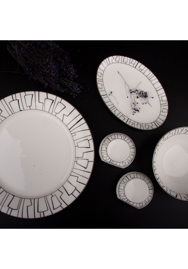 Evalıza Newyork Sıluet Kahvaltı Tkm 42 Prç