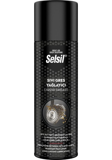 Selsil Sıvı Yağlayıcı Sprey Gres 500 ML