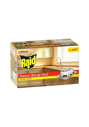 Raid 6 Parça Hamam Böcek Yemi 5468